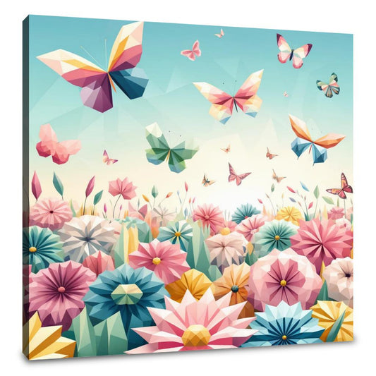Butterfly Geometry Canvas