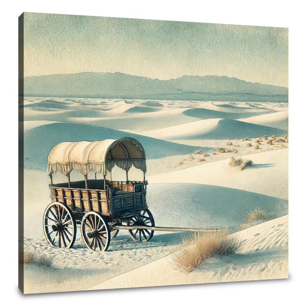 White Sands Serenity Canvas