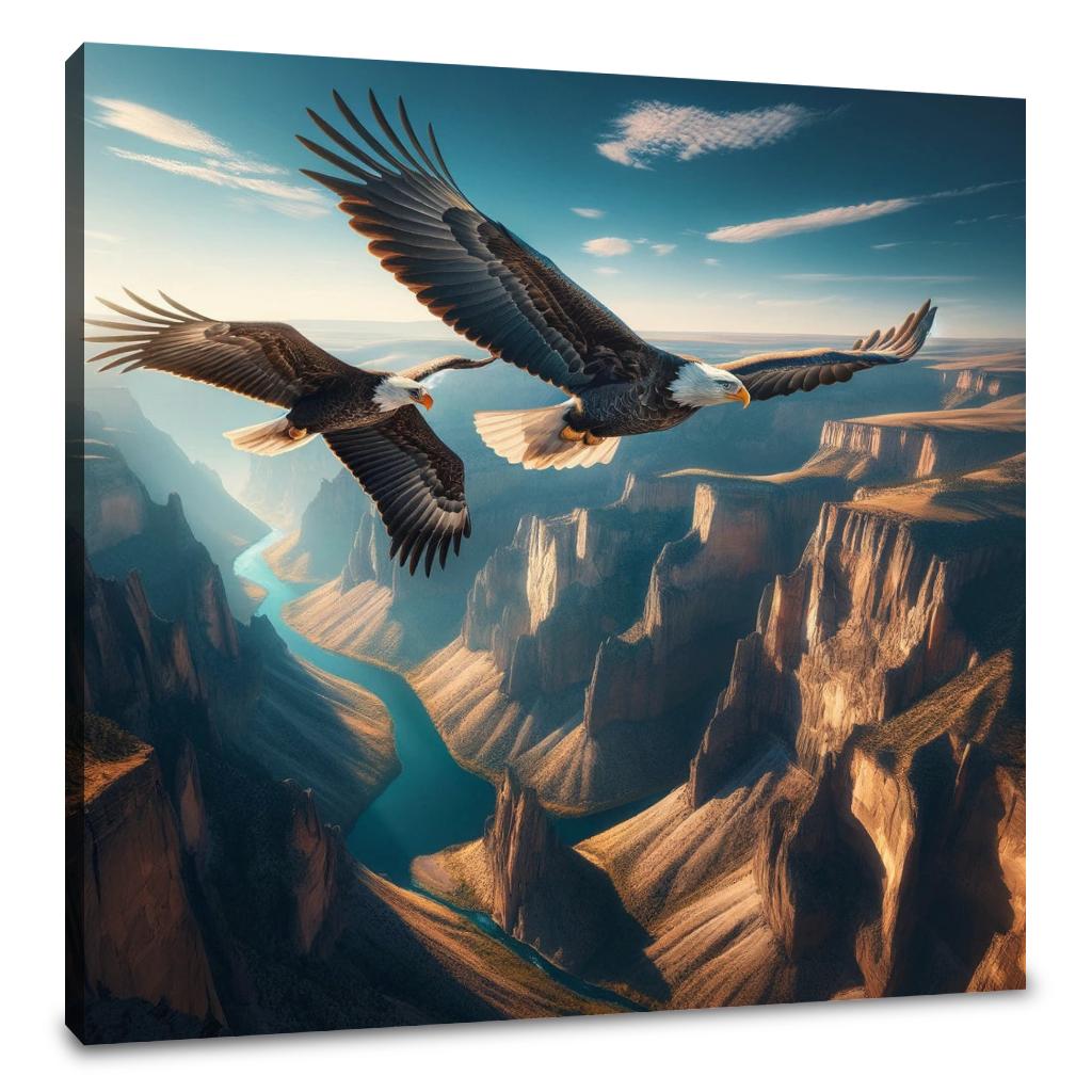 Soaring Eagles Canvas