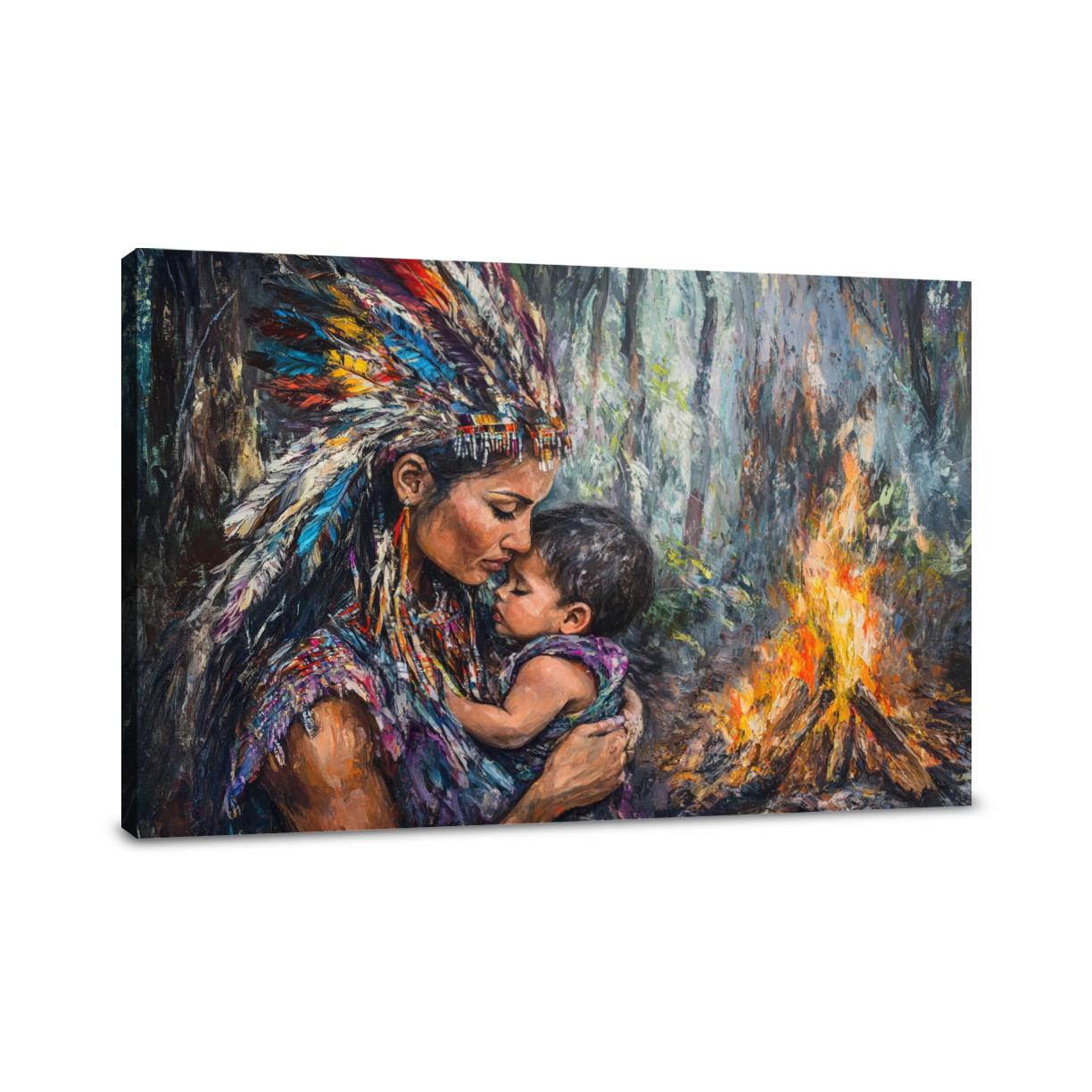 Tribal Motherhood Canvas