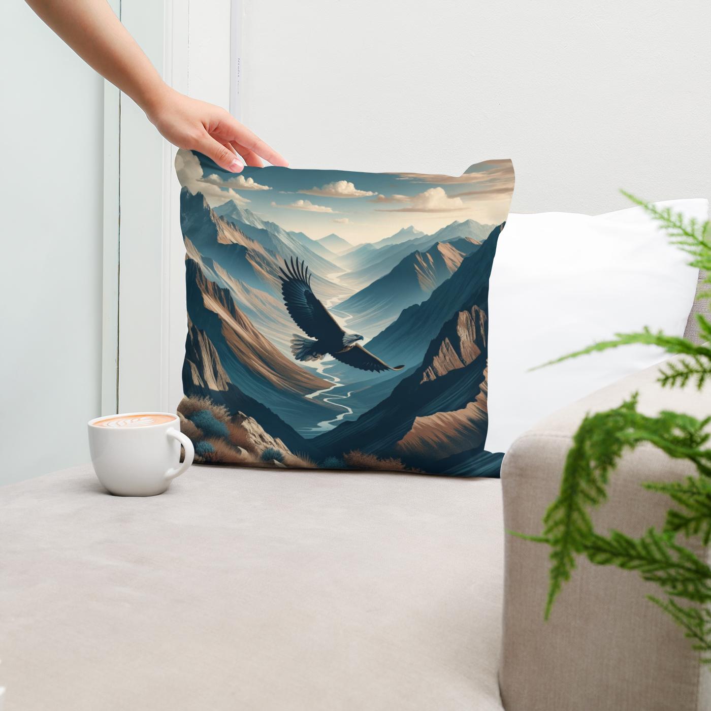 Soaring Heights Cotton Cushion