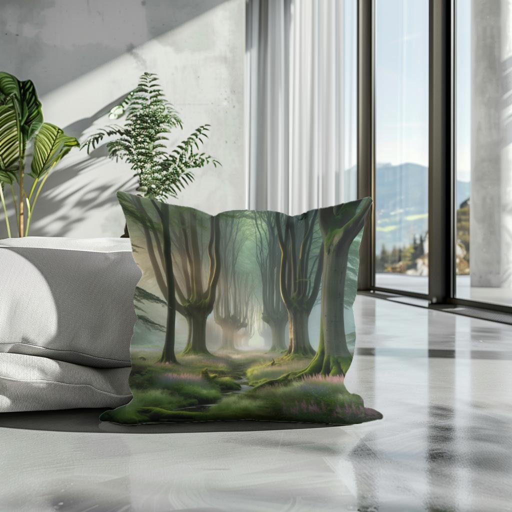 Whispering Nature Cotton Cushion