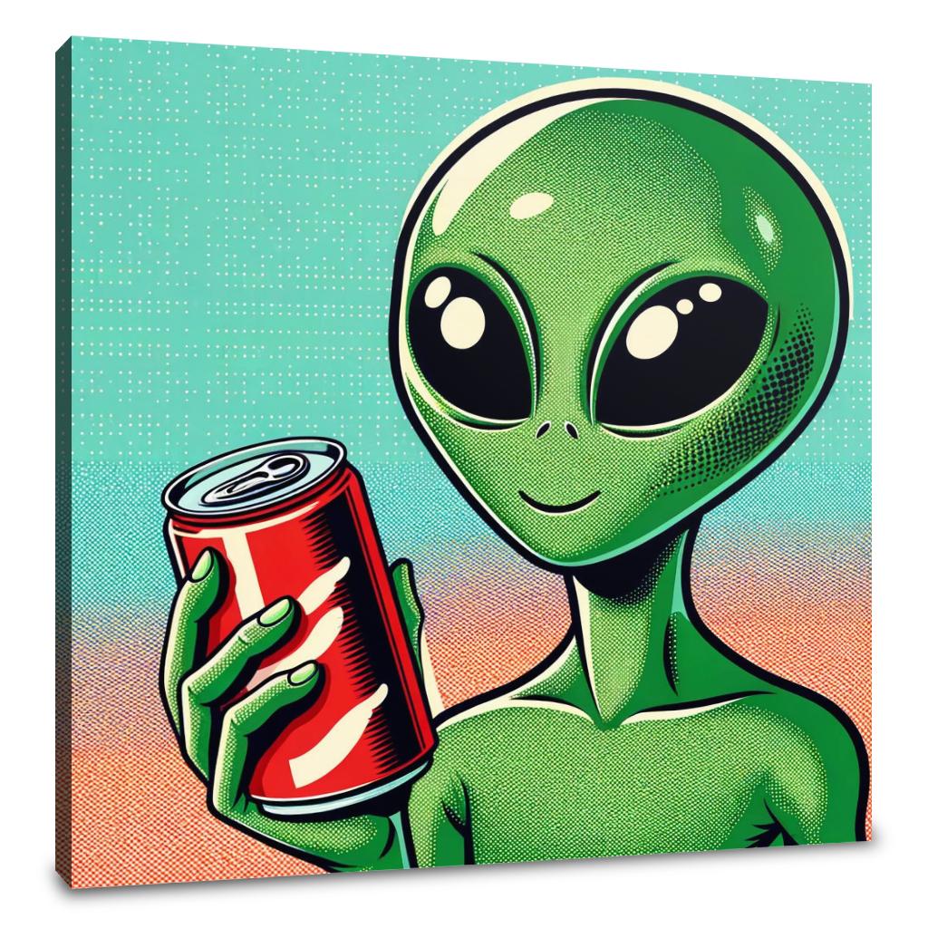 Alien Soda Canvas