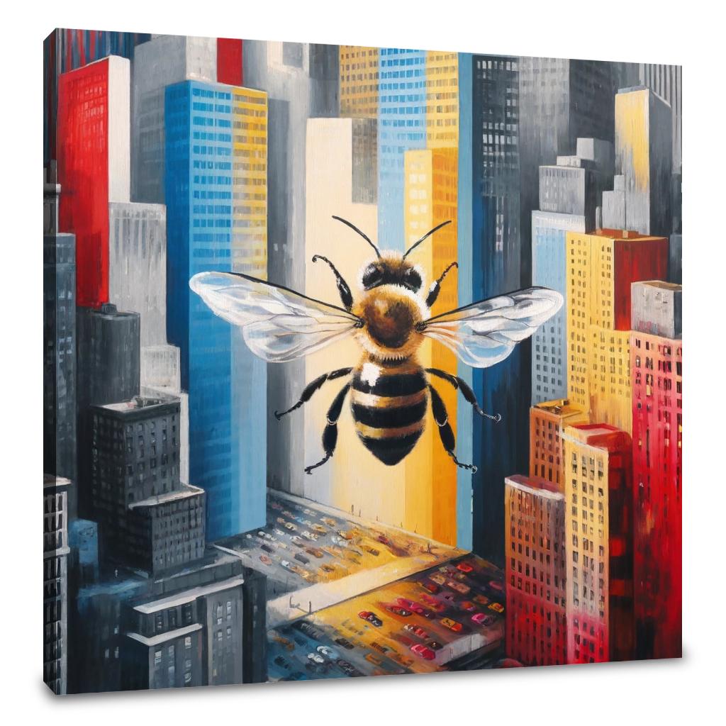 Bee in the City Canvas
