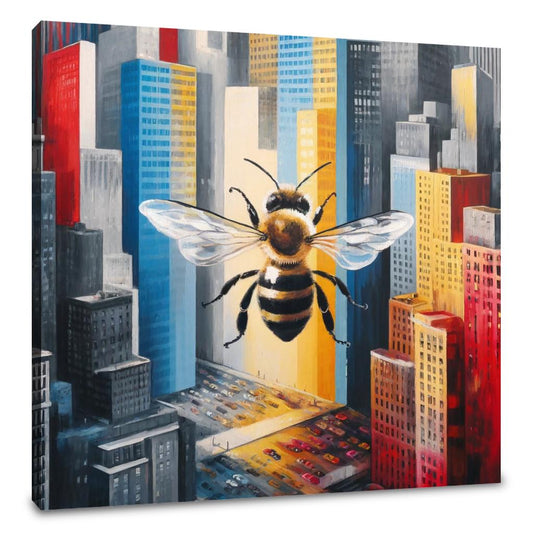 Bee in the City Canvas