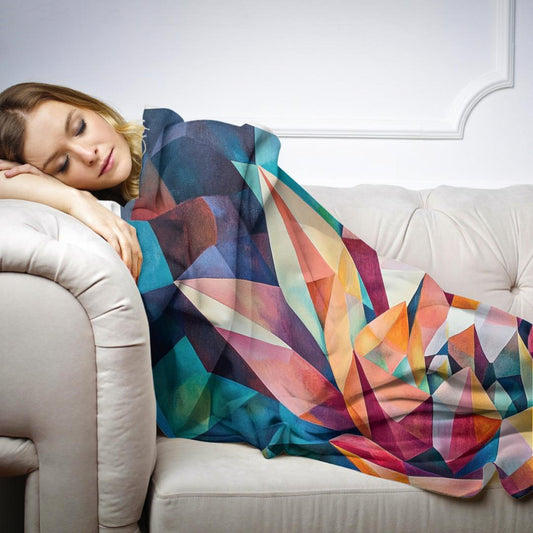 Geometric Blossom Blanket