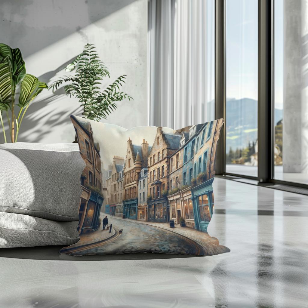 Morning Serenity in Dundee Cotton Cushion
