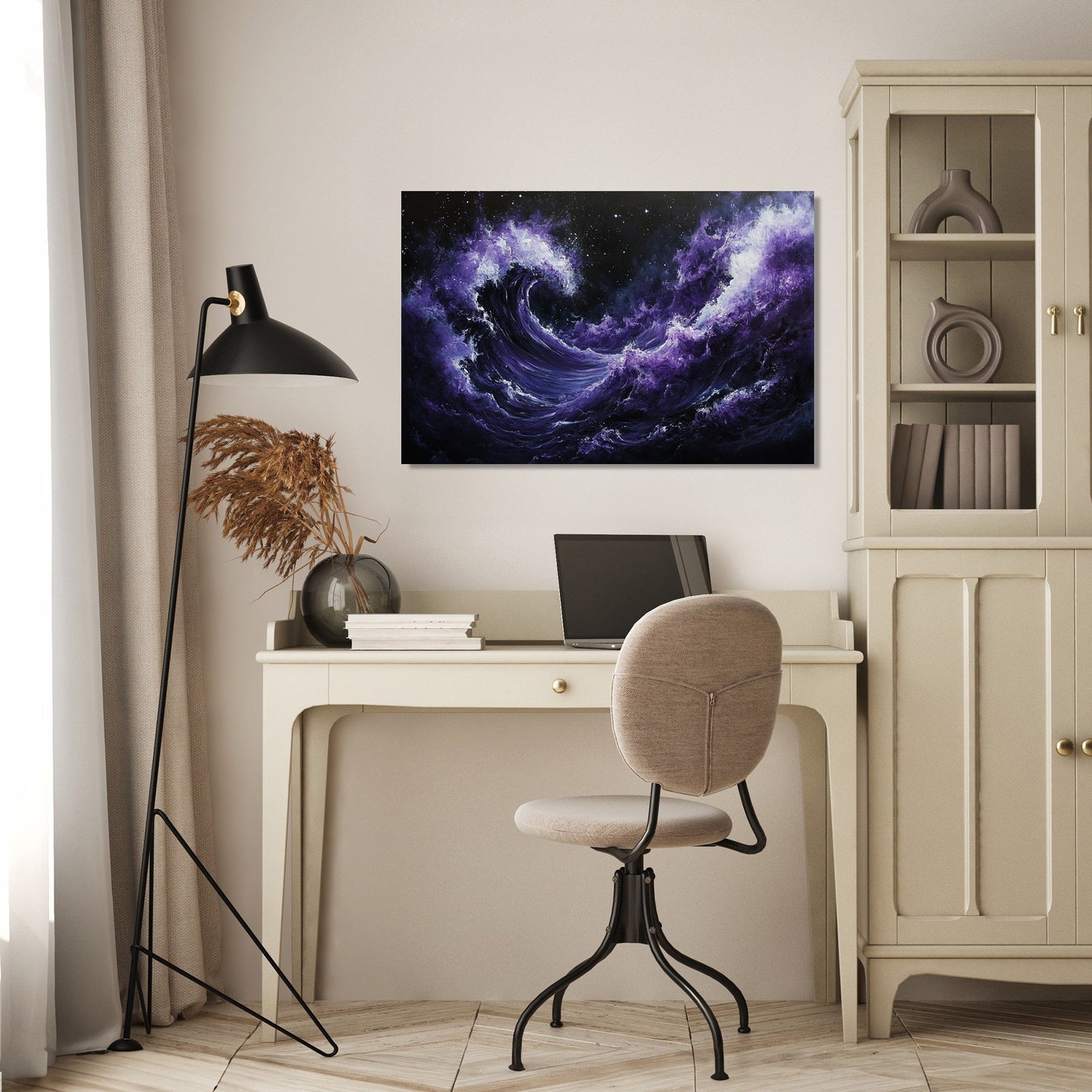 Cosmic Wave Canvas