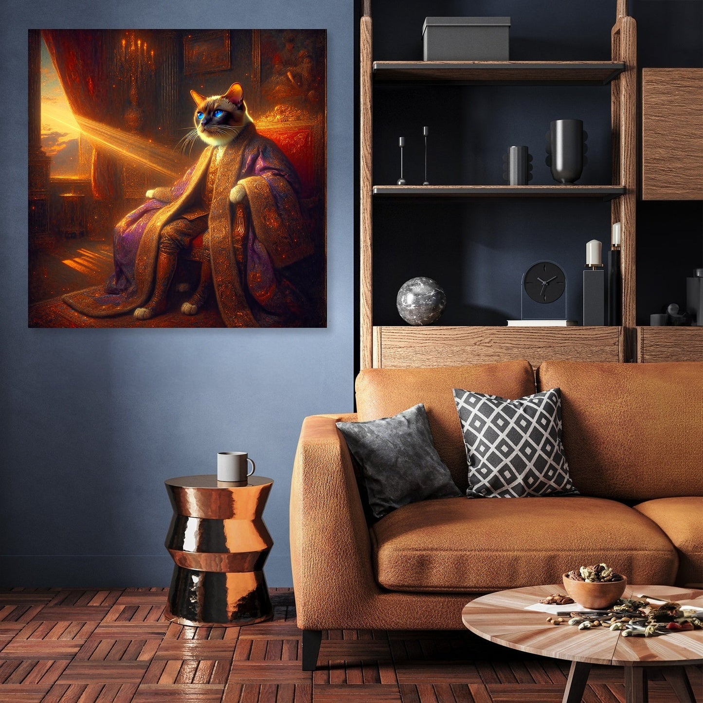 Regal Burmese Twilight Canvas