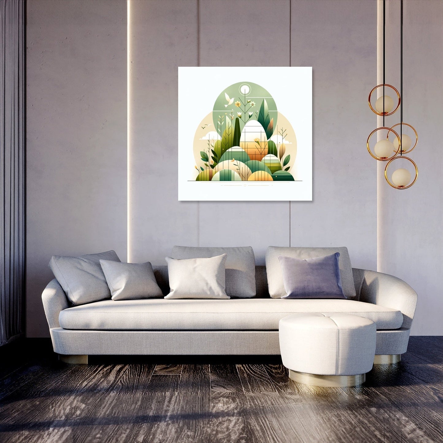 Easter Minimalist Harmony Canvas