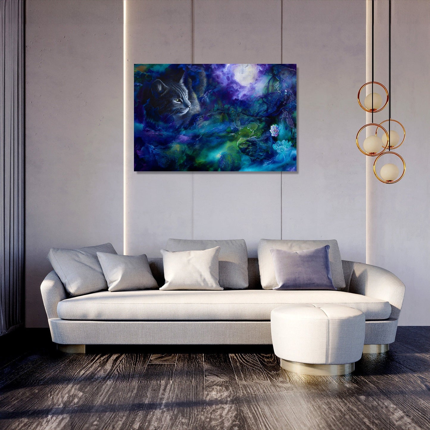Dreaming Cat Canvas