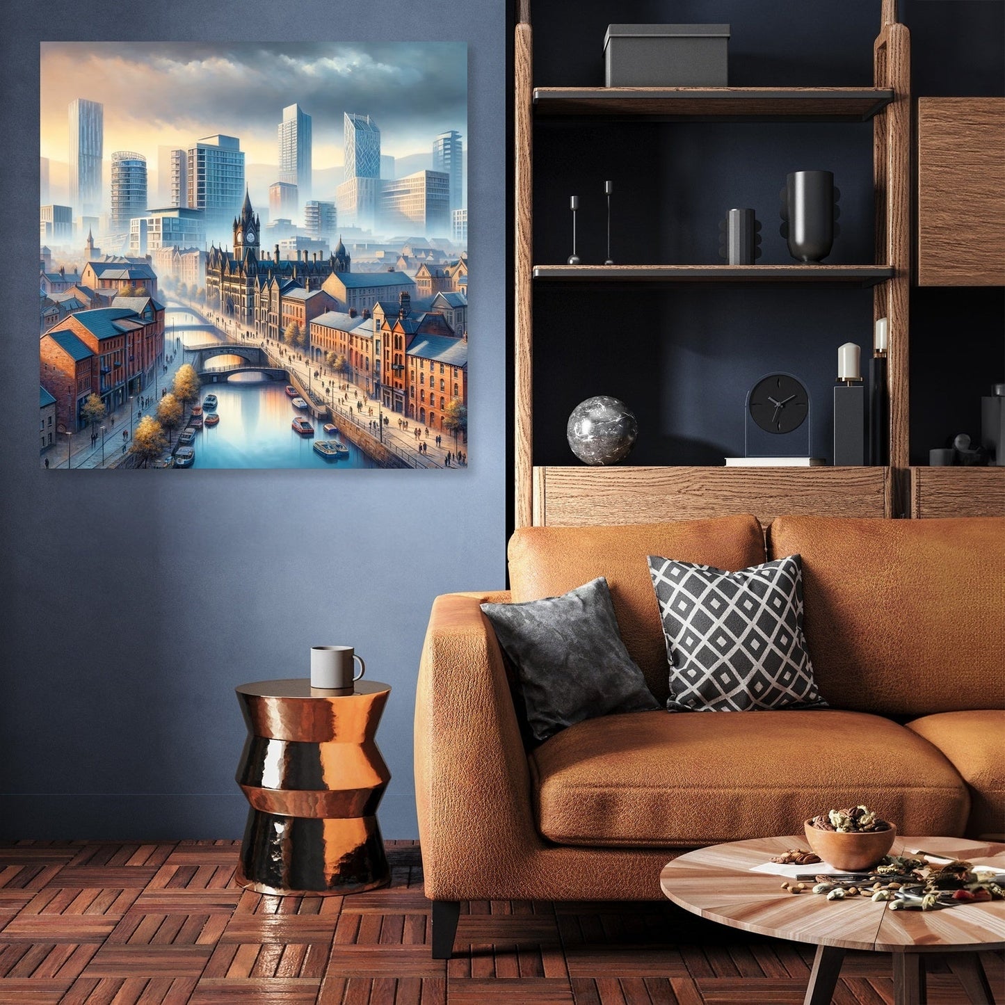 Manchester Mosaic Canvas