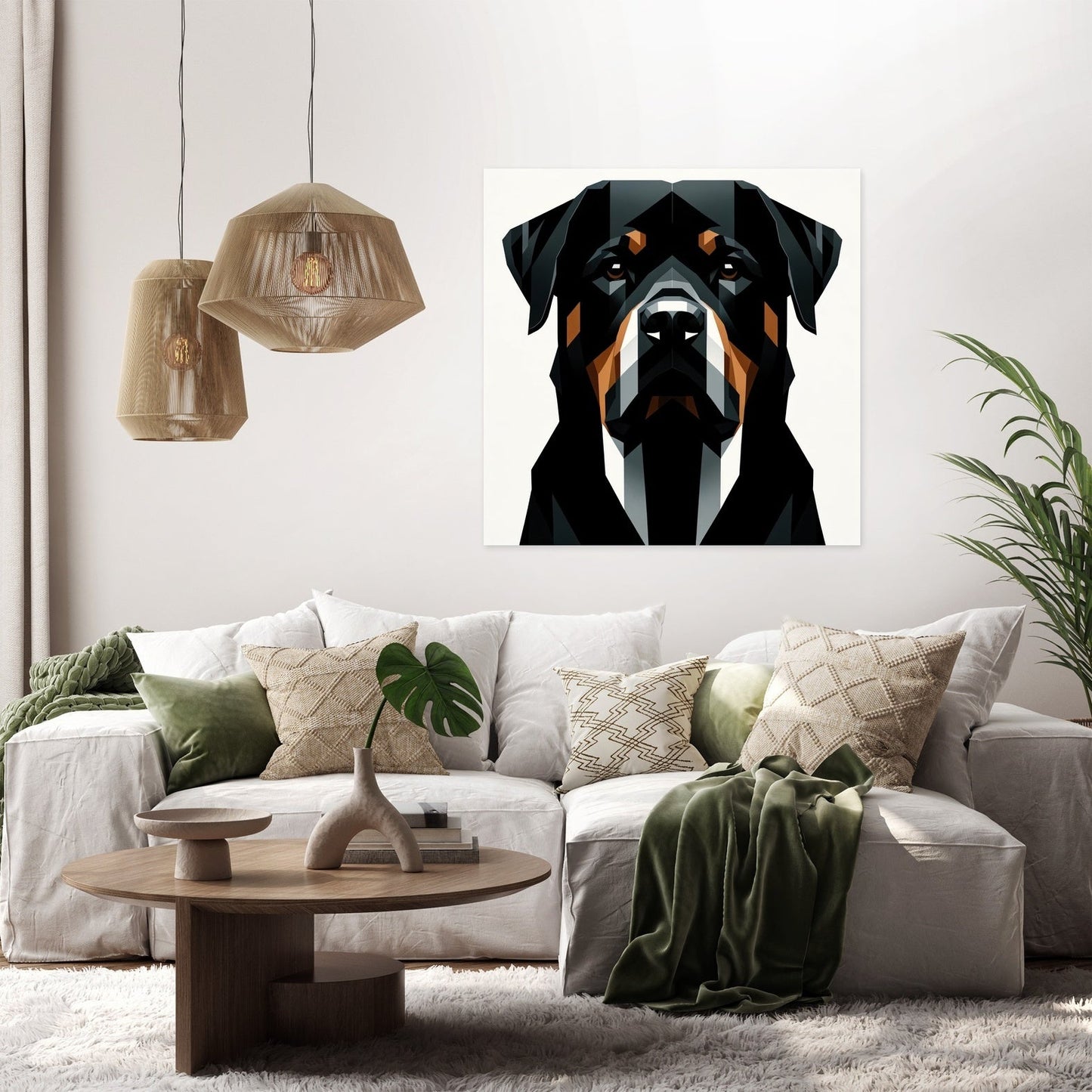 Rottweiler's Realm Canvas