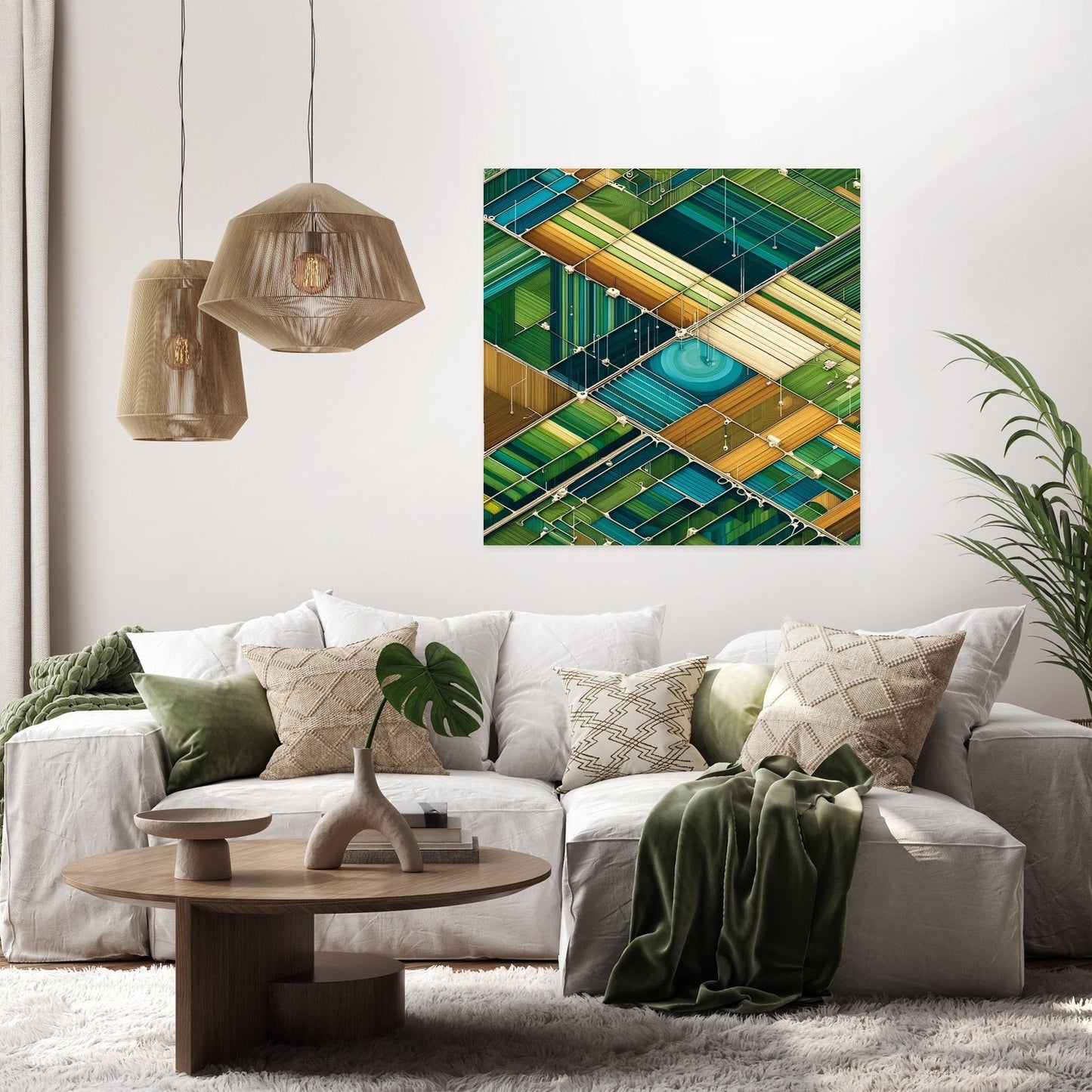 Farm Patterns Canvas