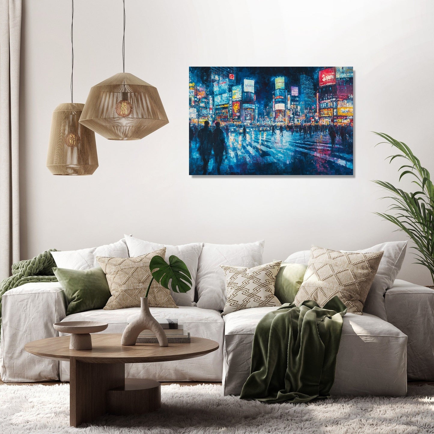 Midnight Shibuya Mystery Canvas