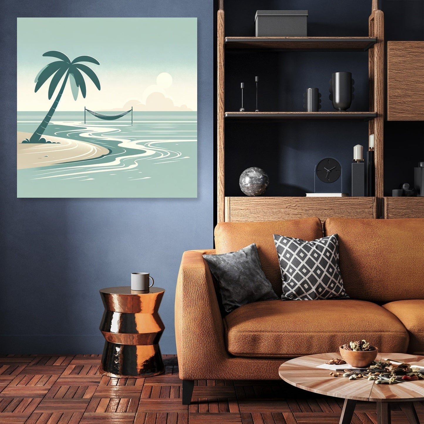 Serene Beach Bliss Canvas
