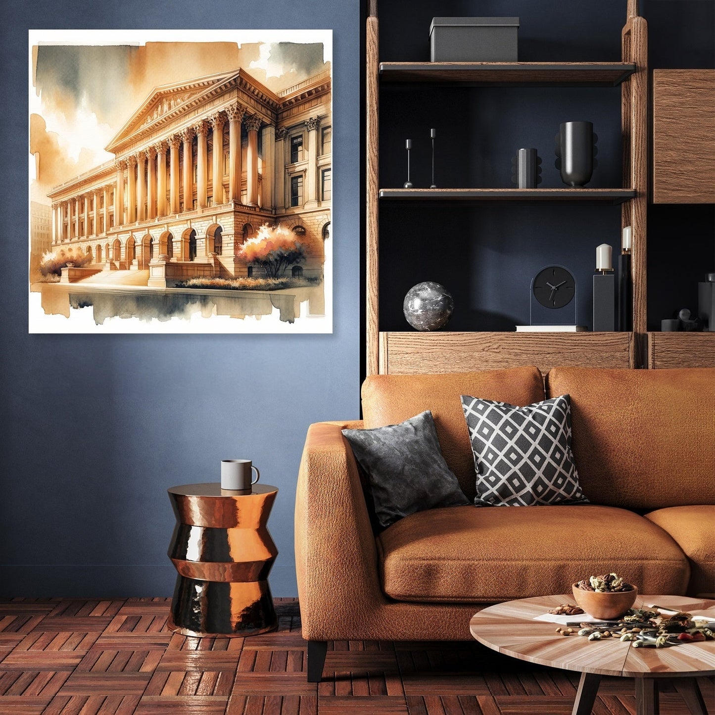 Courthouse of Tradition Canvas