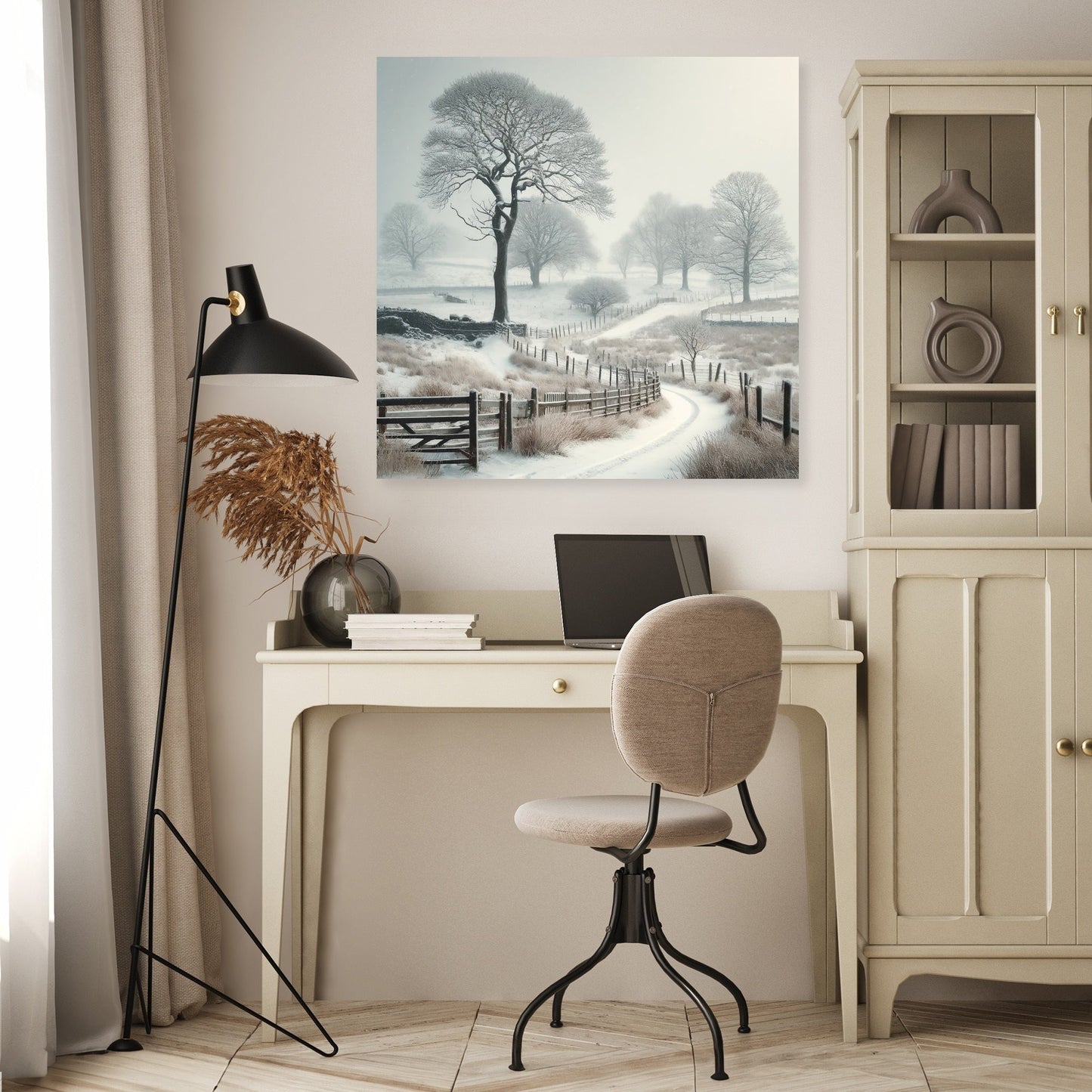 Winter Countryside Canvas
