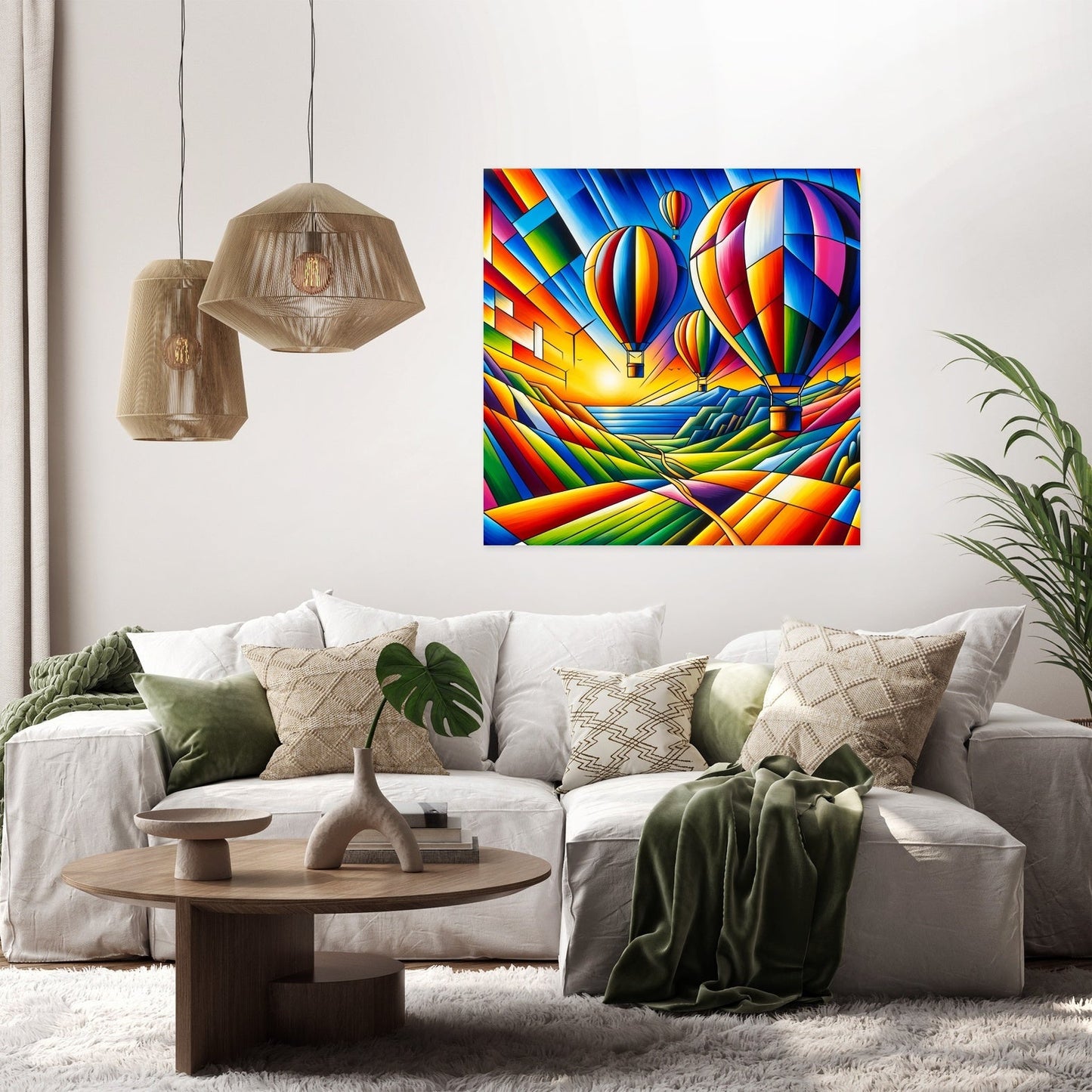 Cubist Odyssey Canvas