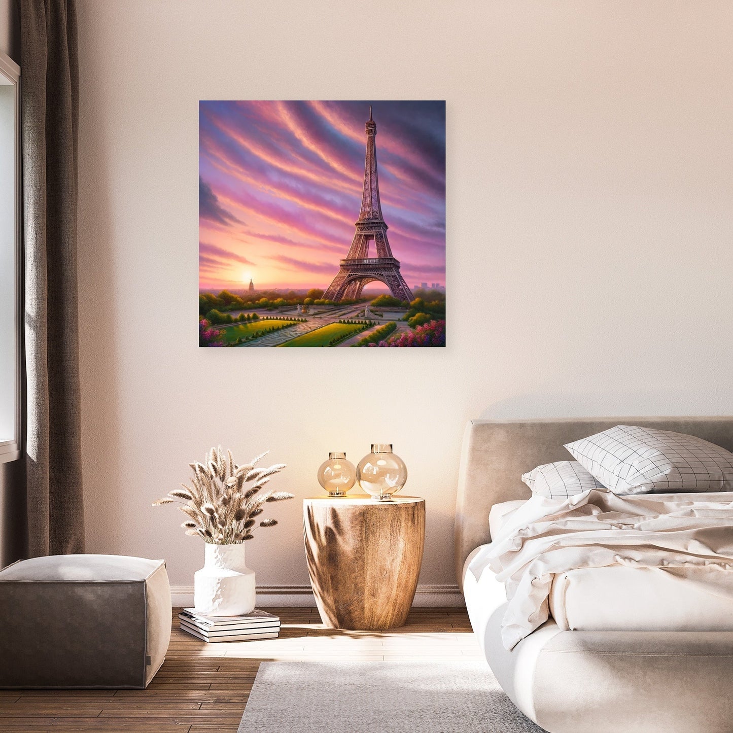 Sunset Eiffel Canvas