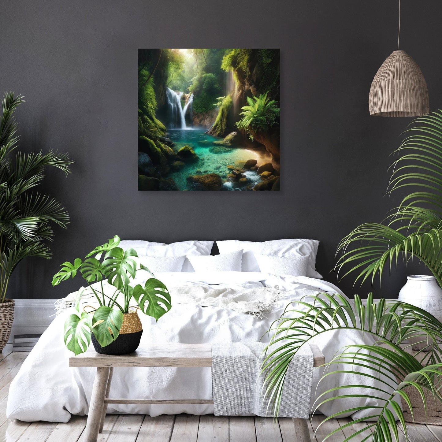 Hidden Waterfall Cove Canvas