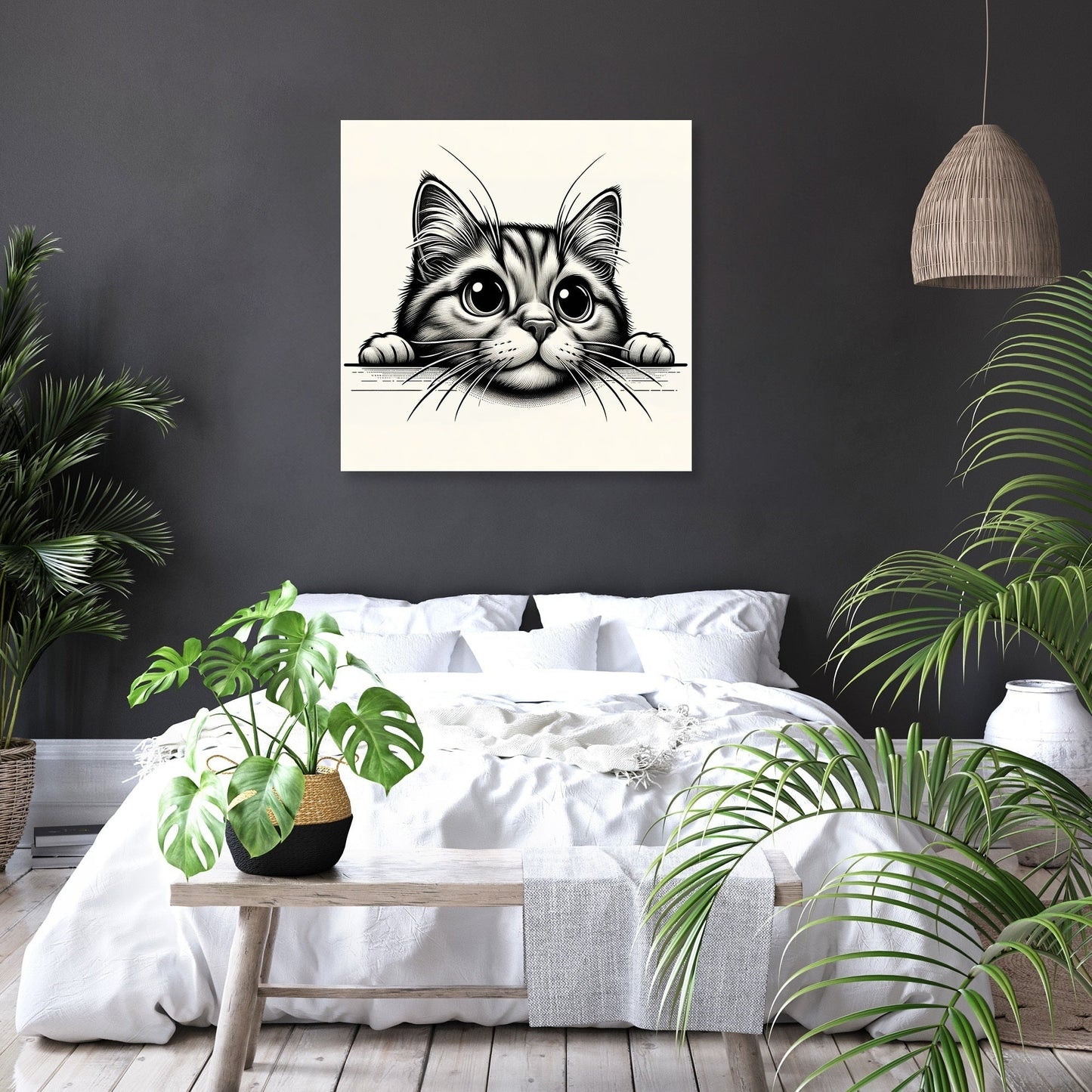 Curious Cat Canvas