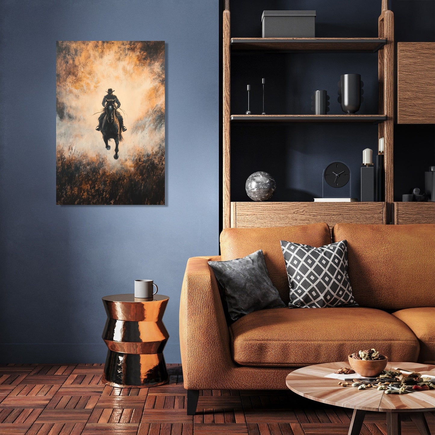 Galloping Horse Dawn Canvas