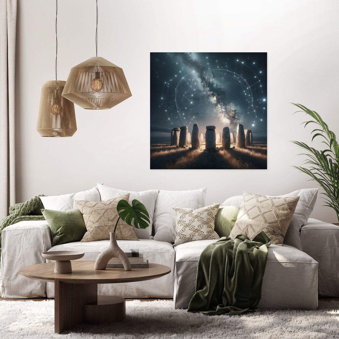 Celestial Stones Canvas