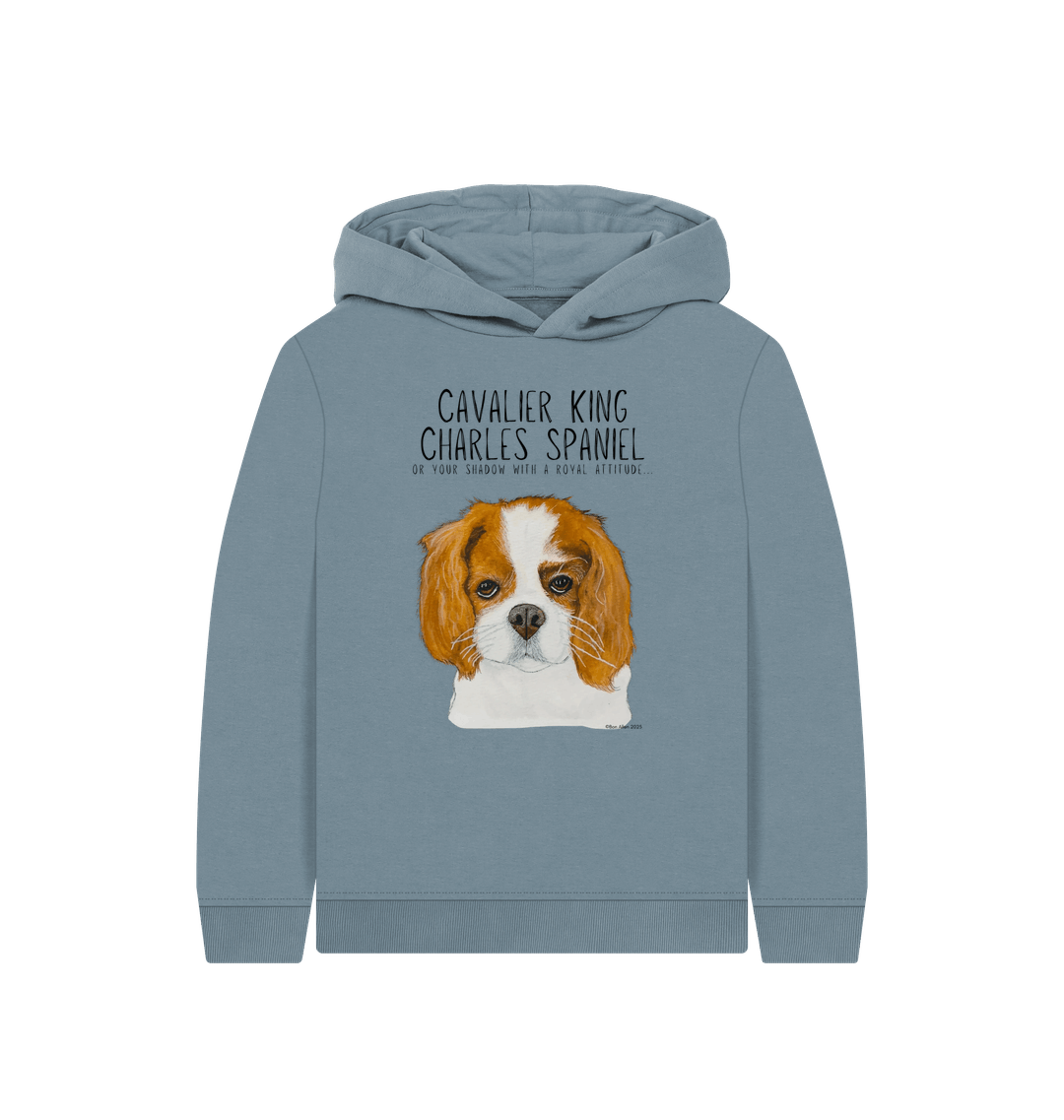 Little Monarchs & Muzzles: Eco Kids Hoodie for Pup-Loving Royalty