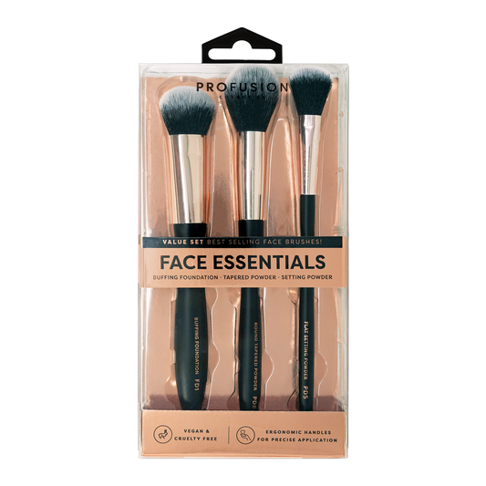 Face Essential - 3PC  Face Brush Set