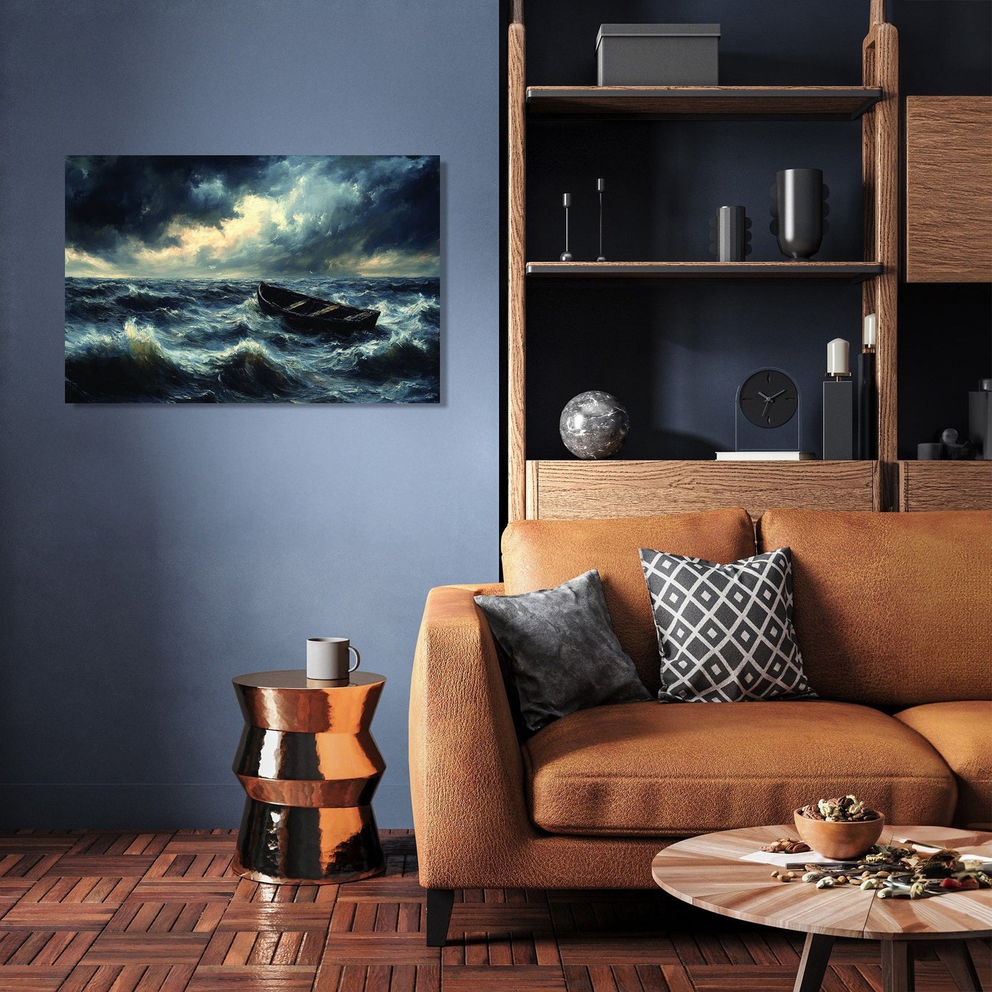 Summer Storm Lake Canvas