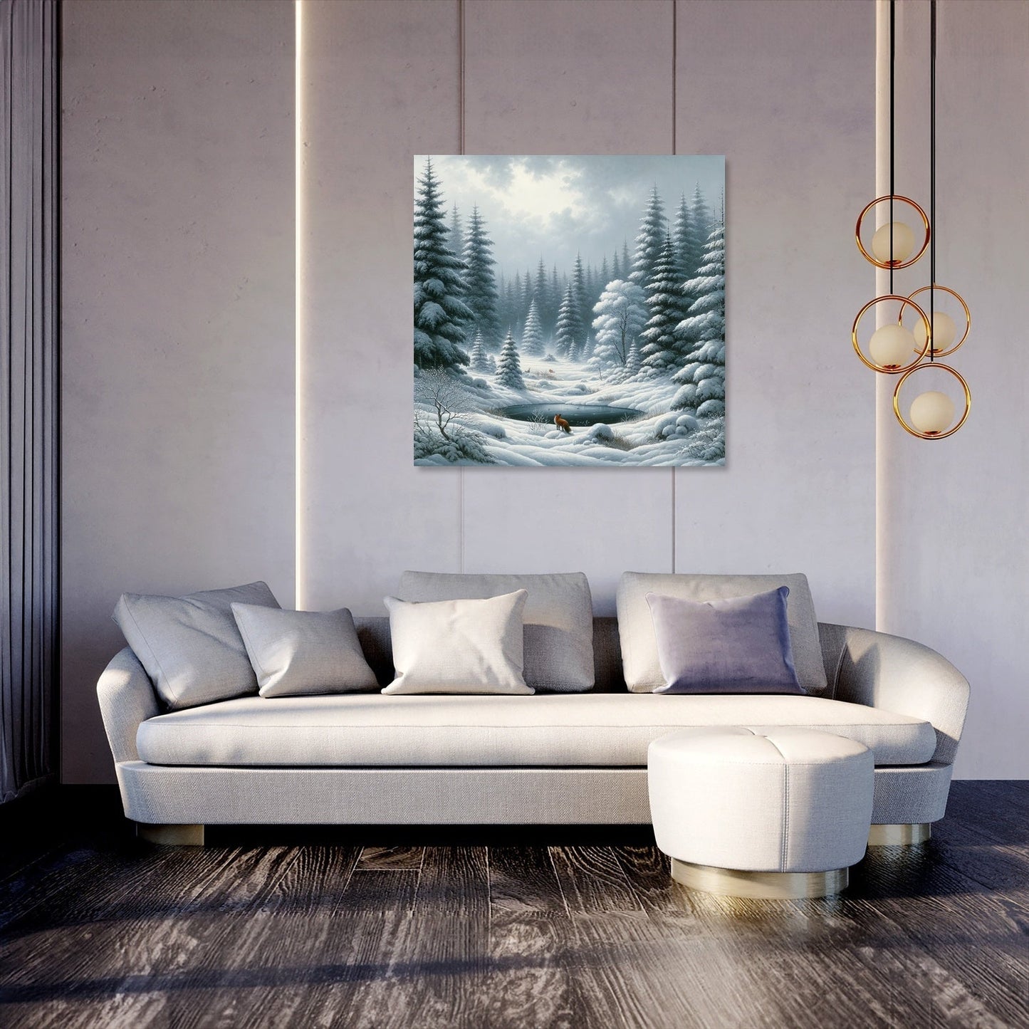 Winter's Whisper Canvas