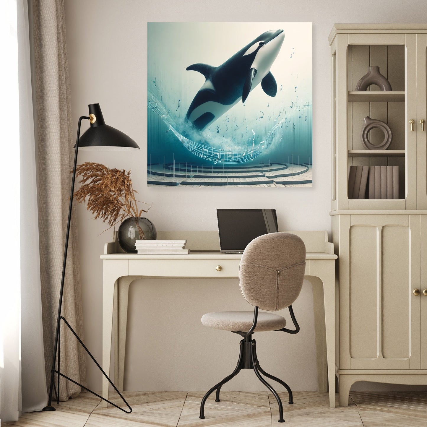 Orchestral Orca Canvas
