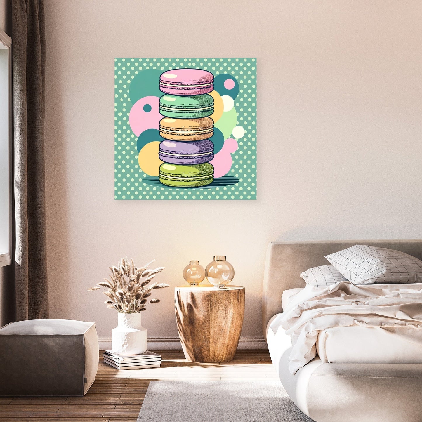 Sweet Macarons Canvas