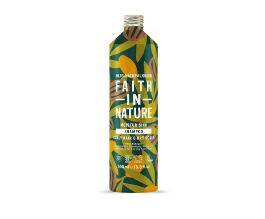 Faith In Nature Shea & Argan Shampoo – 500ml Aluminium