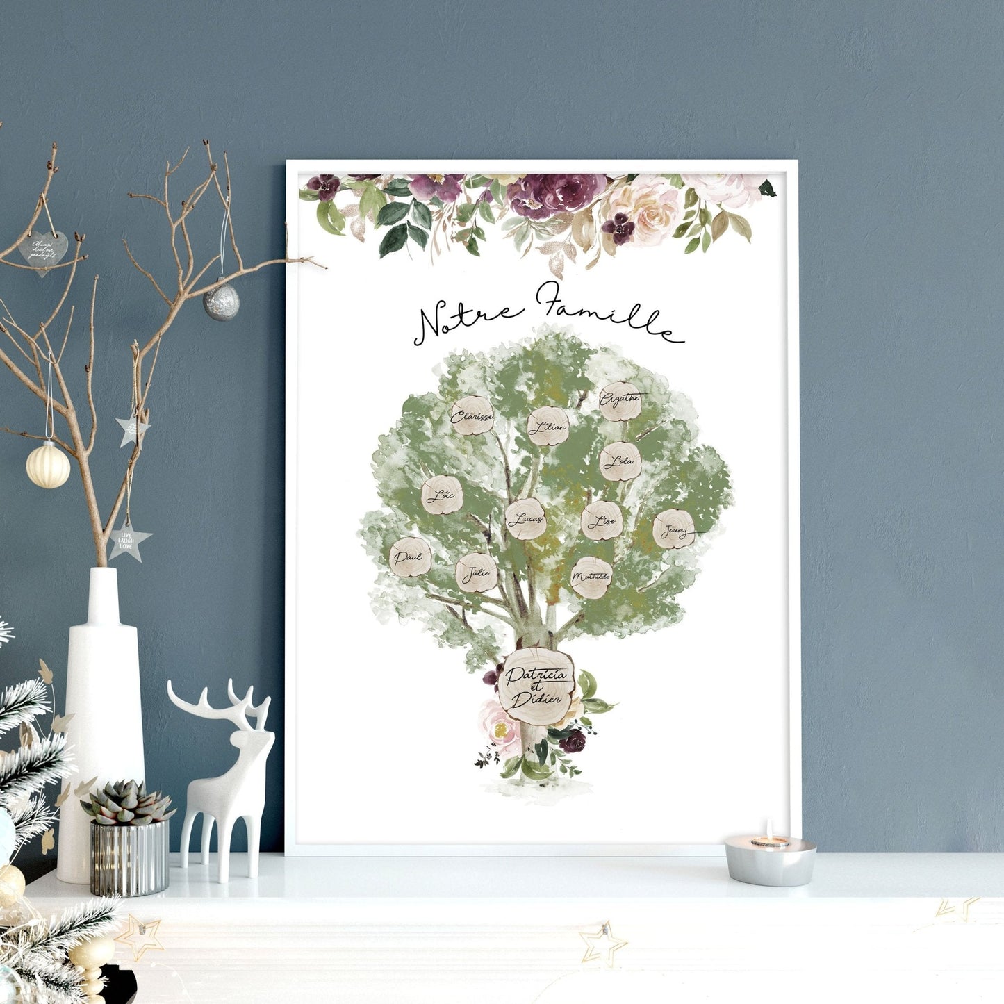 Family Tree Gift | wall art print