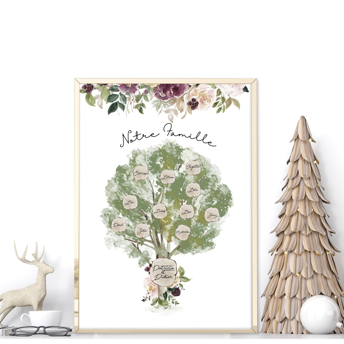 Family Tree Gift | wall art print