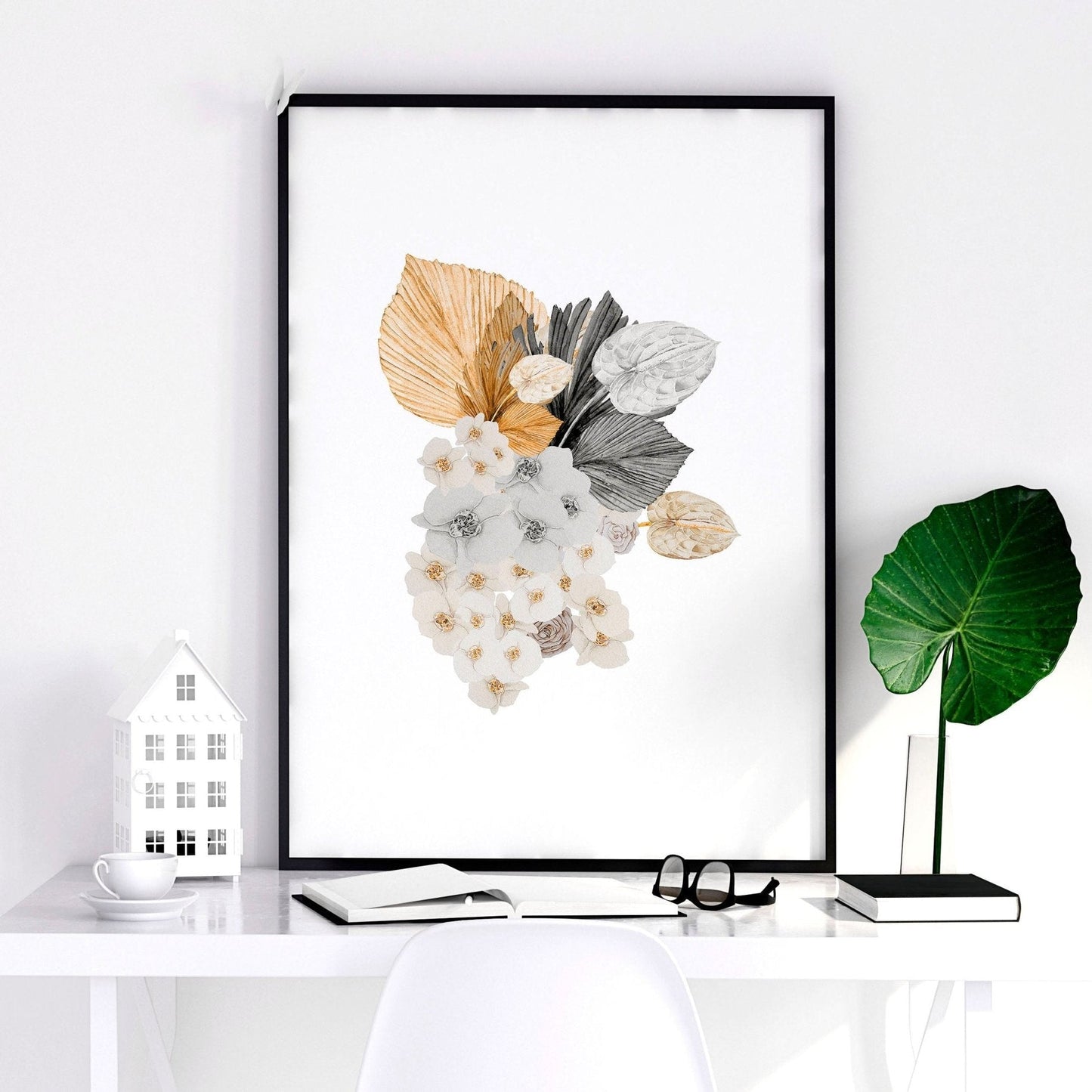 Wall pictures bedroom | set of 3 unique wall art