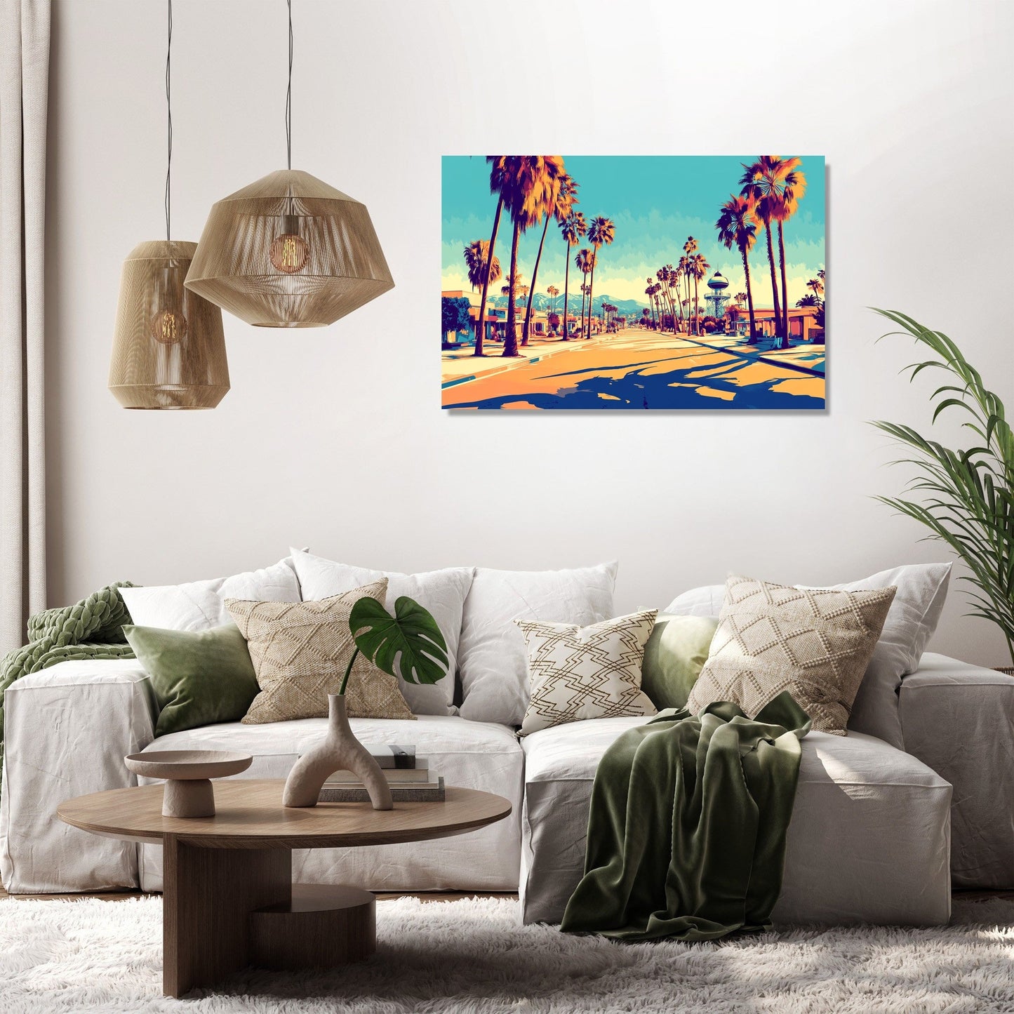 Golden Surf LA Canvas