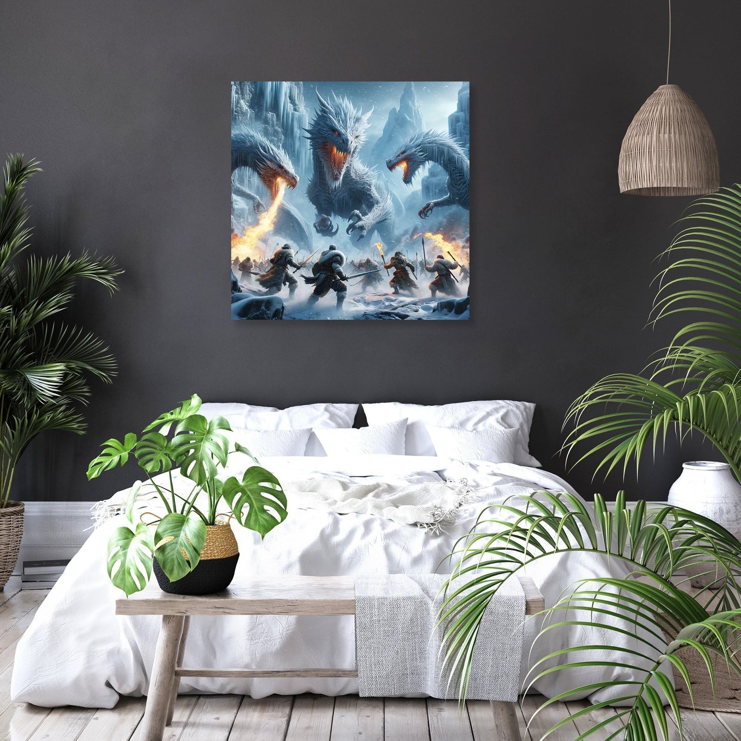 Battle of Frost Island Canvas