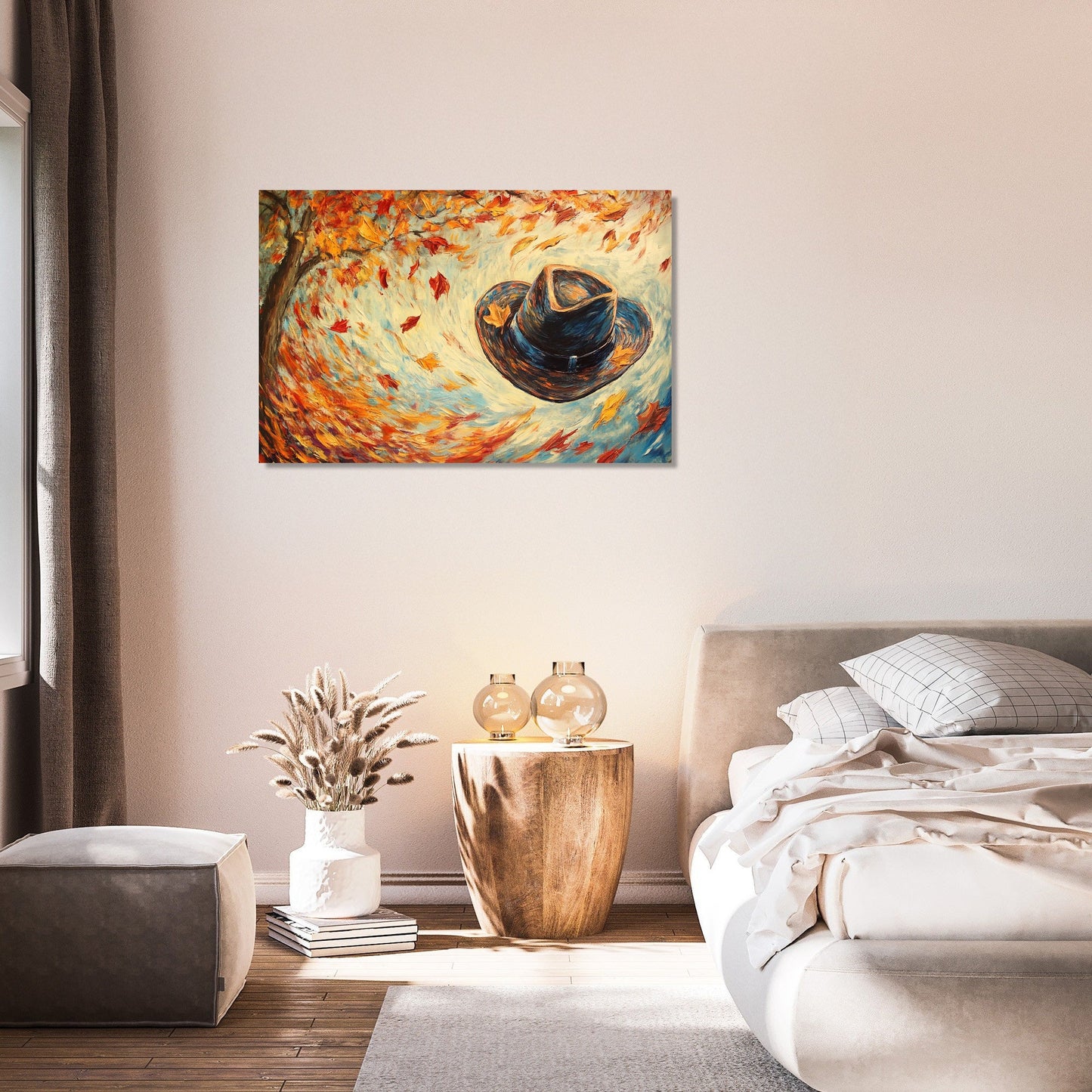 Wind-Swept Hat Canvas