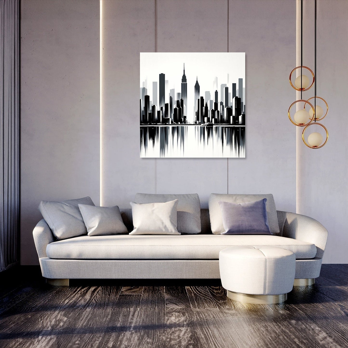 Modernist New York Canvas