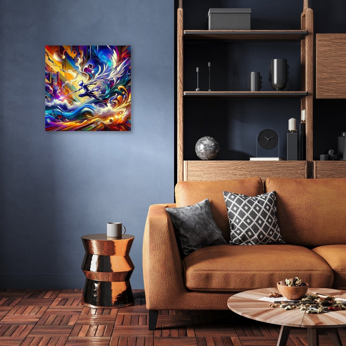 Parallel Odyssey: Abstract Fusion Canvas