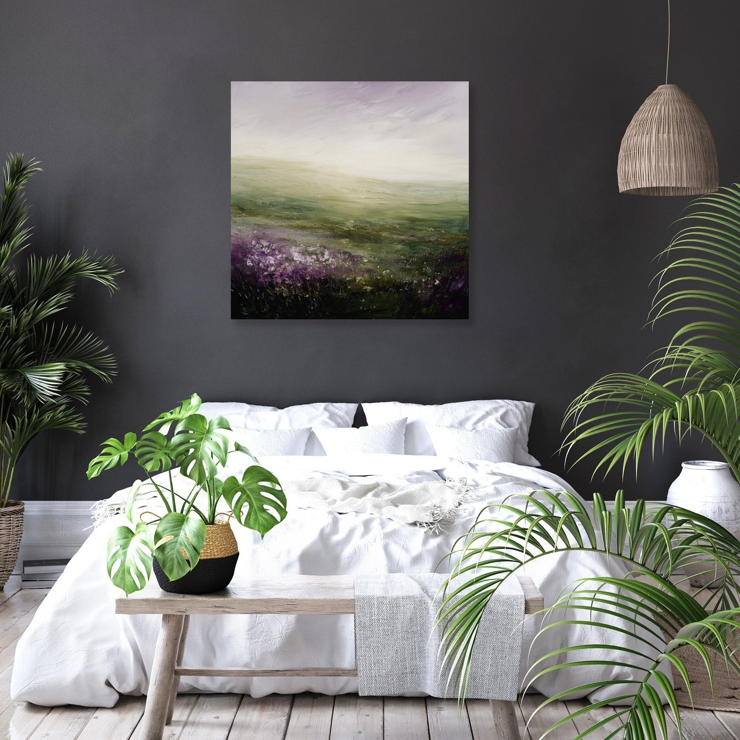 Yorkshire Rose Mist Canvas