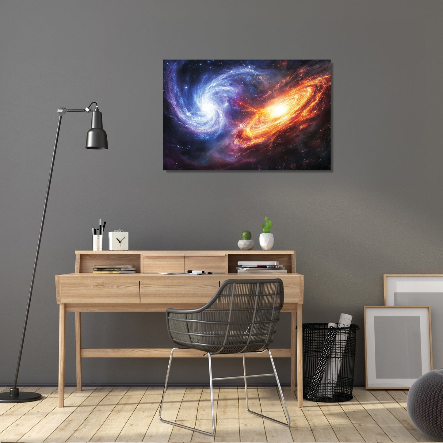 Galactic Collision Canvas