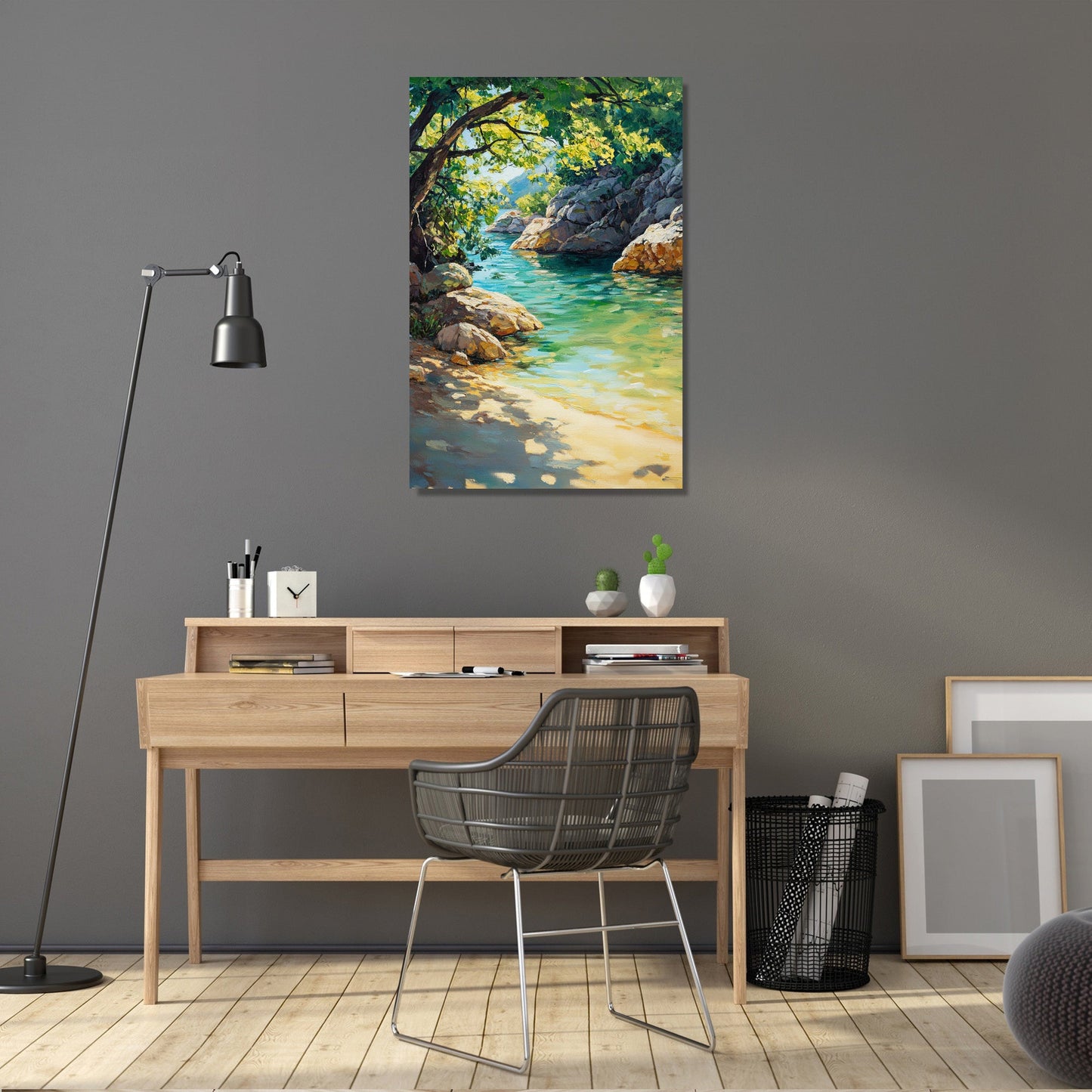 Crystal Cove Reflection Canvas
