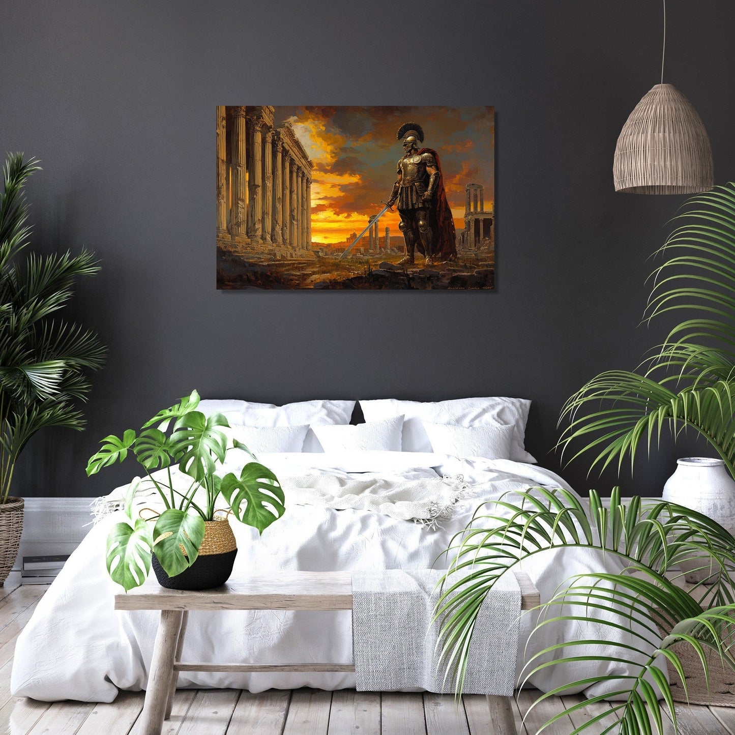 Warrior's Triumph Canvas