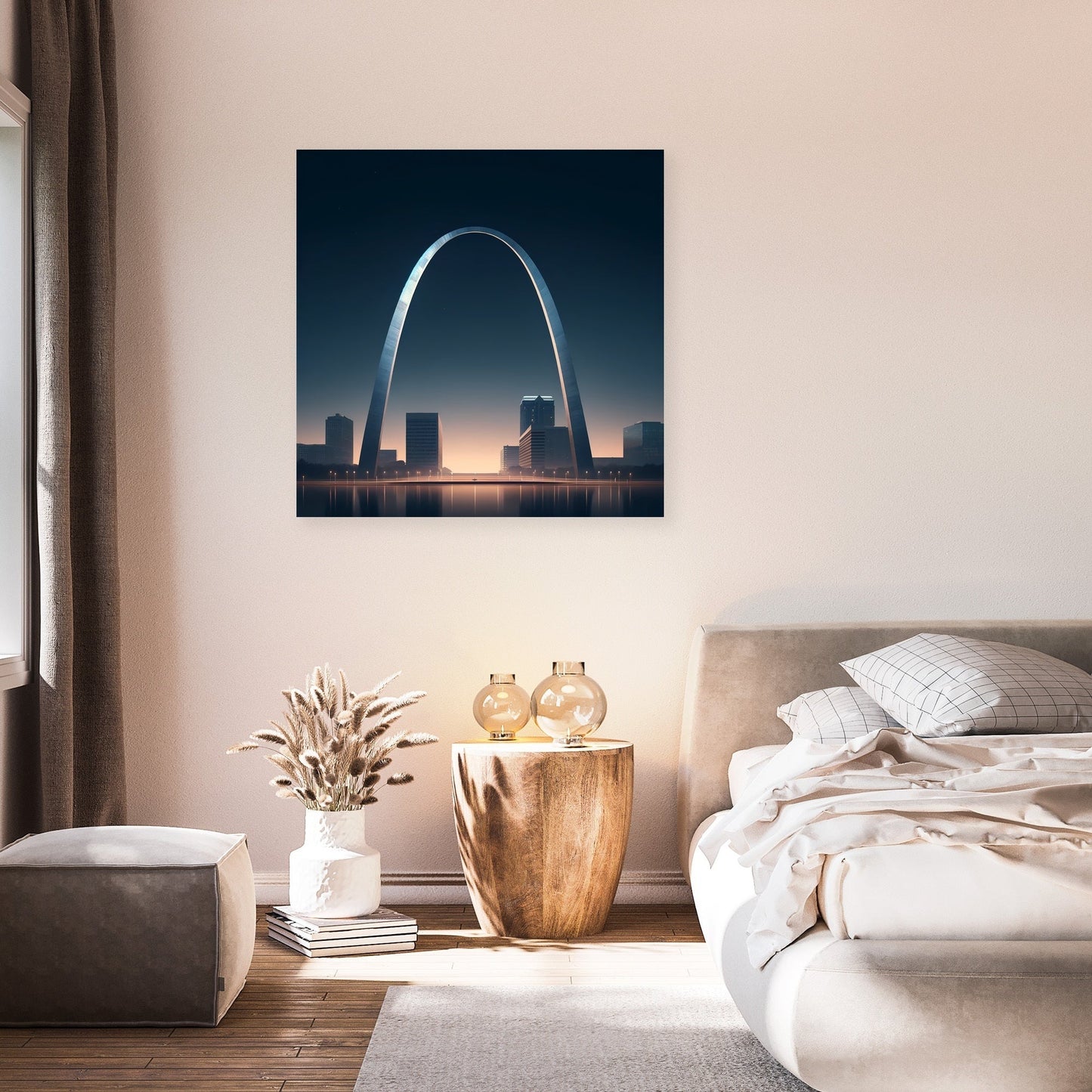 Gateway Arch Glow Canvas