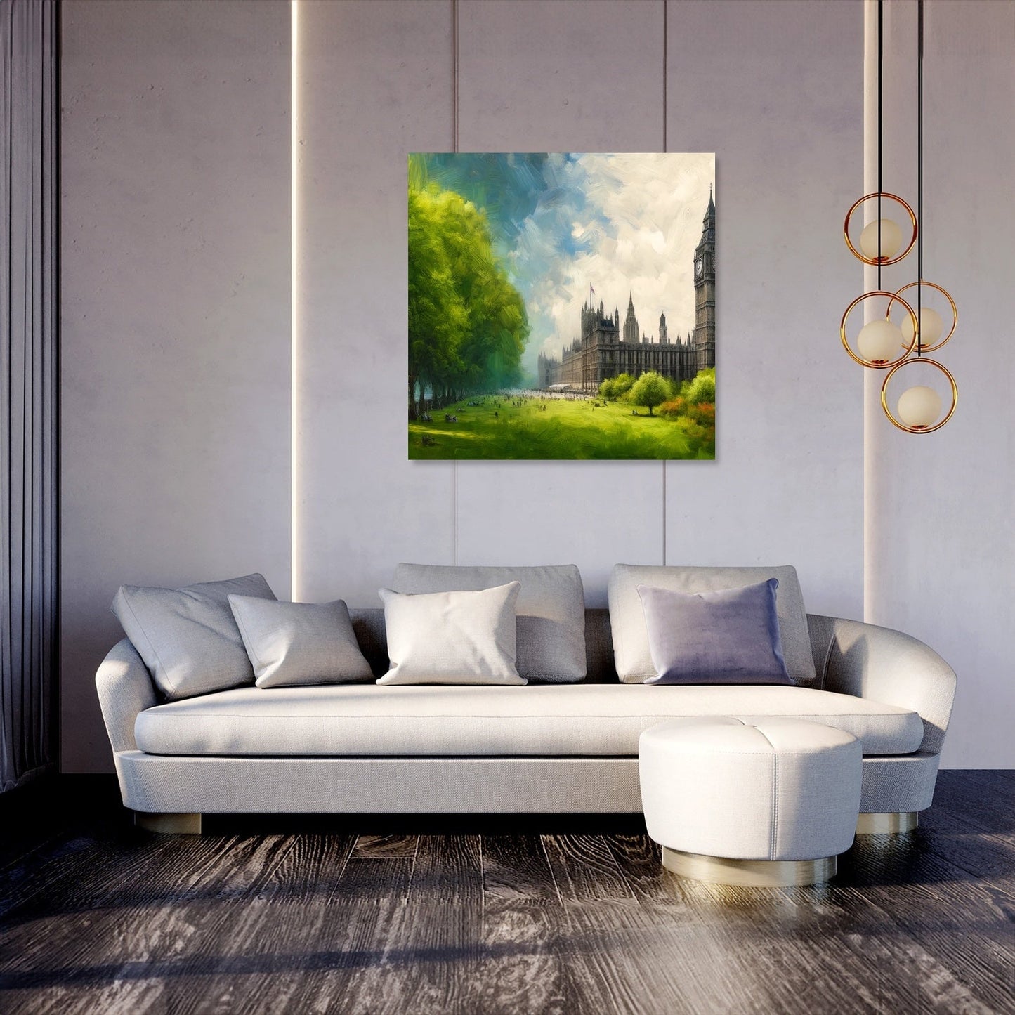 London Serene Transition Canvas
