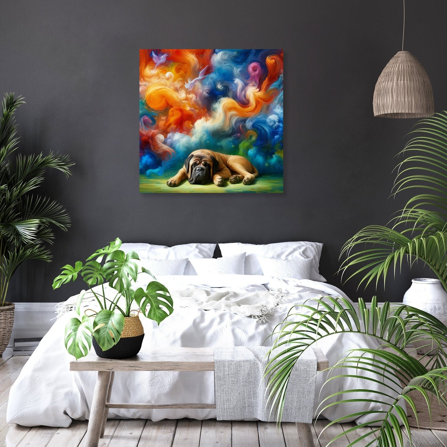 Dreamer's Realm Bullmastiff Canvas